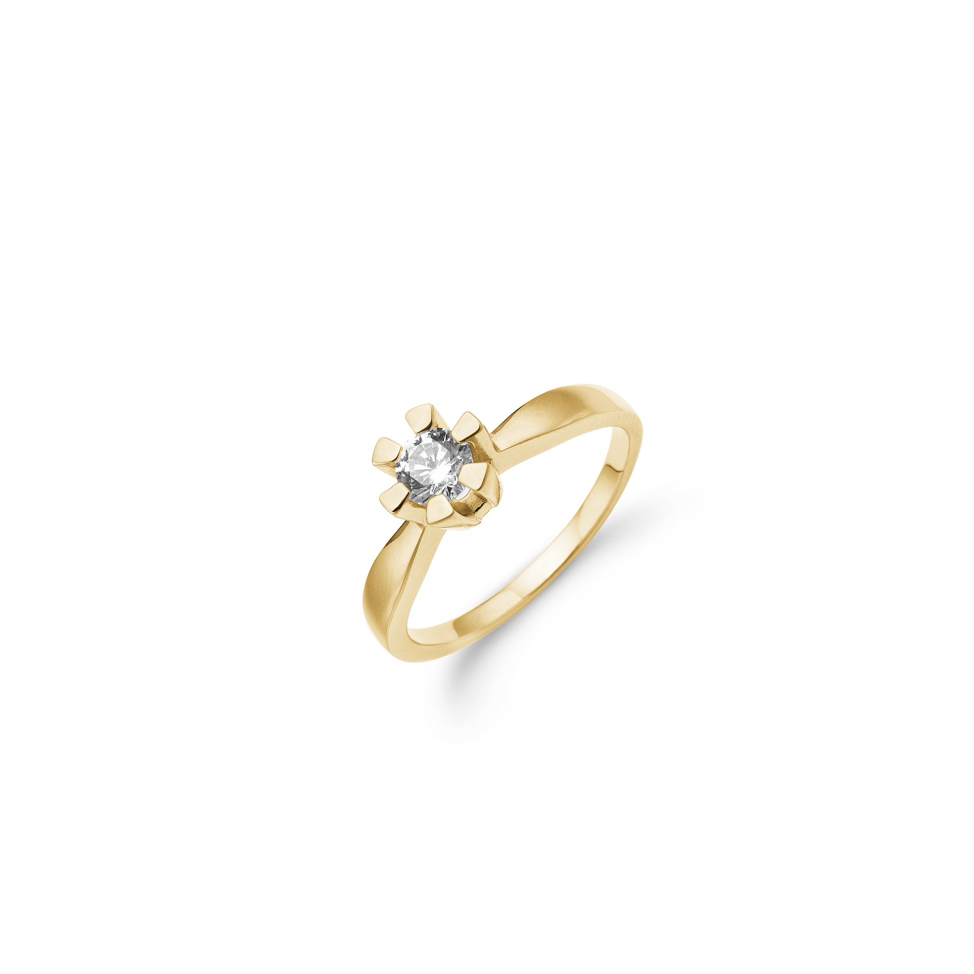 ETERNITY 14KT D.RING 1X0,40CT WSI