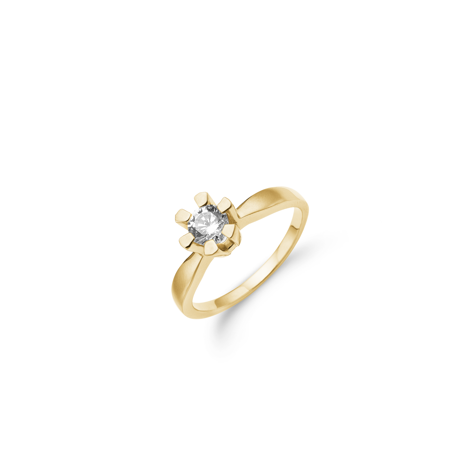 ETERNITY 14KT D.RING 1X0,50CT WSI