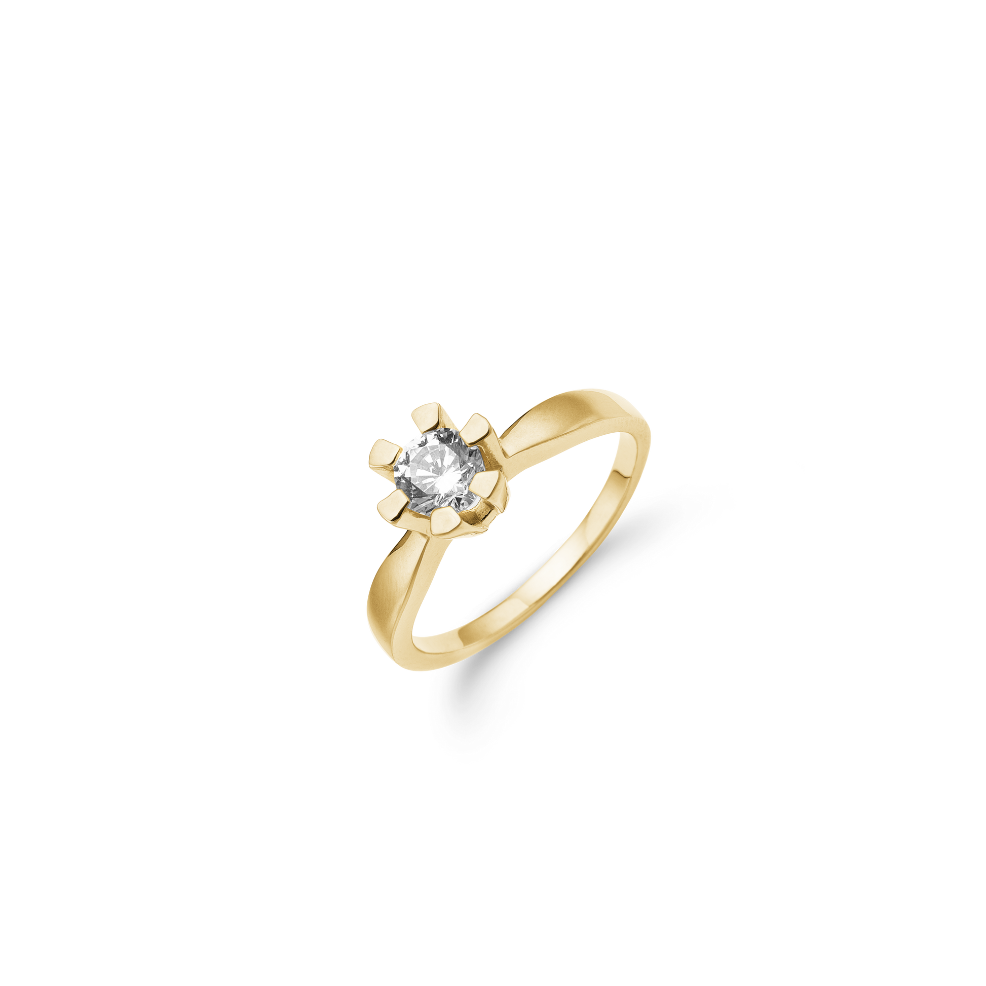 ETERNITY 14KT D.RING 1X0,60CT WSI