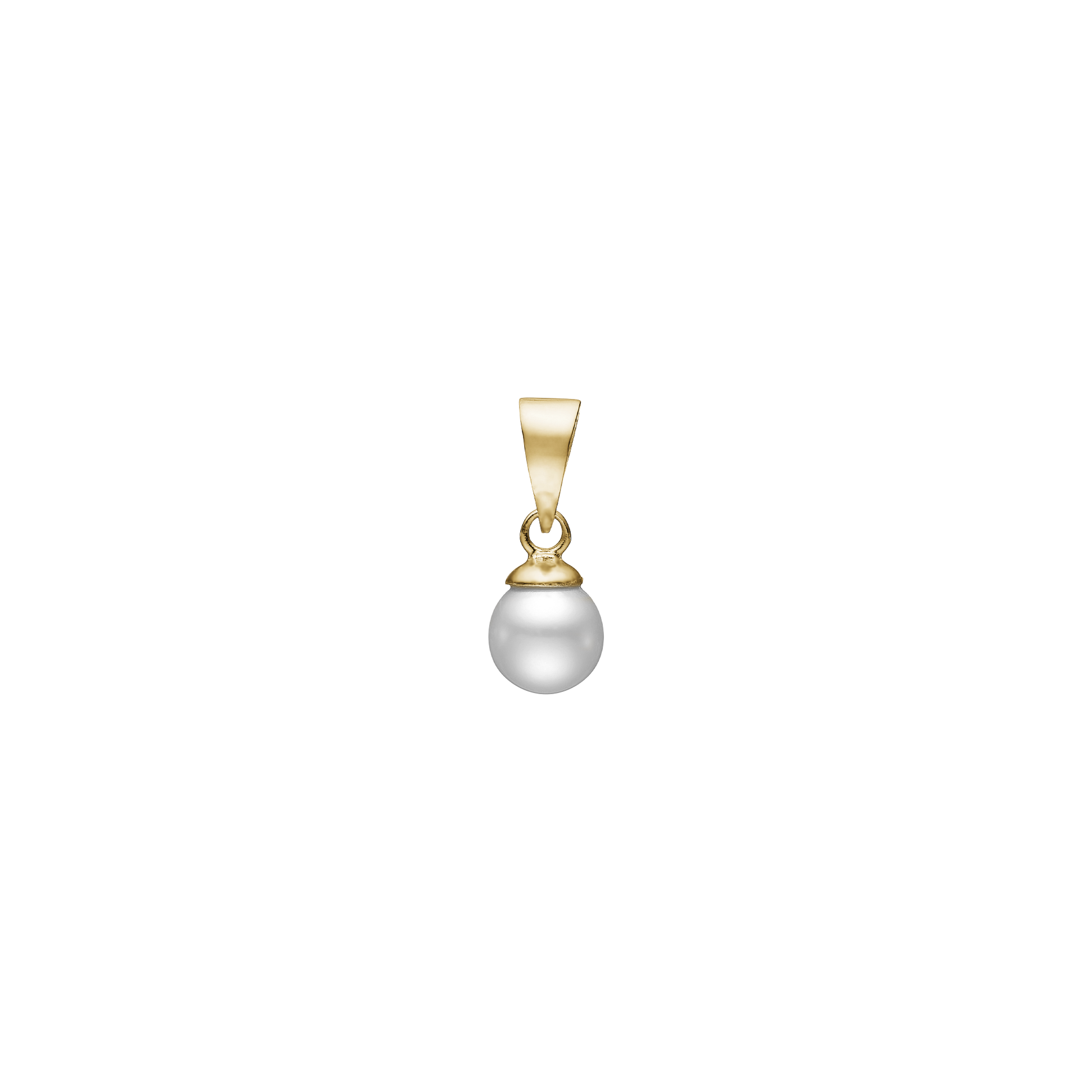 14KT VEDH. M/FERSKVANDSPERLE 6,5MM