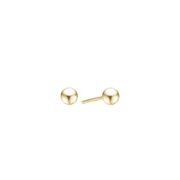 14KT ØRESTIK 6MM KUGLE