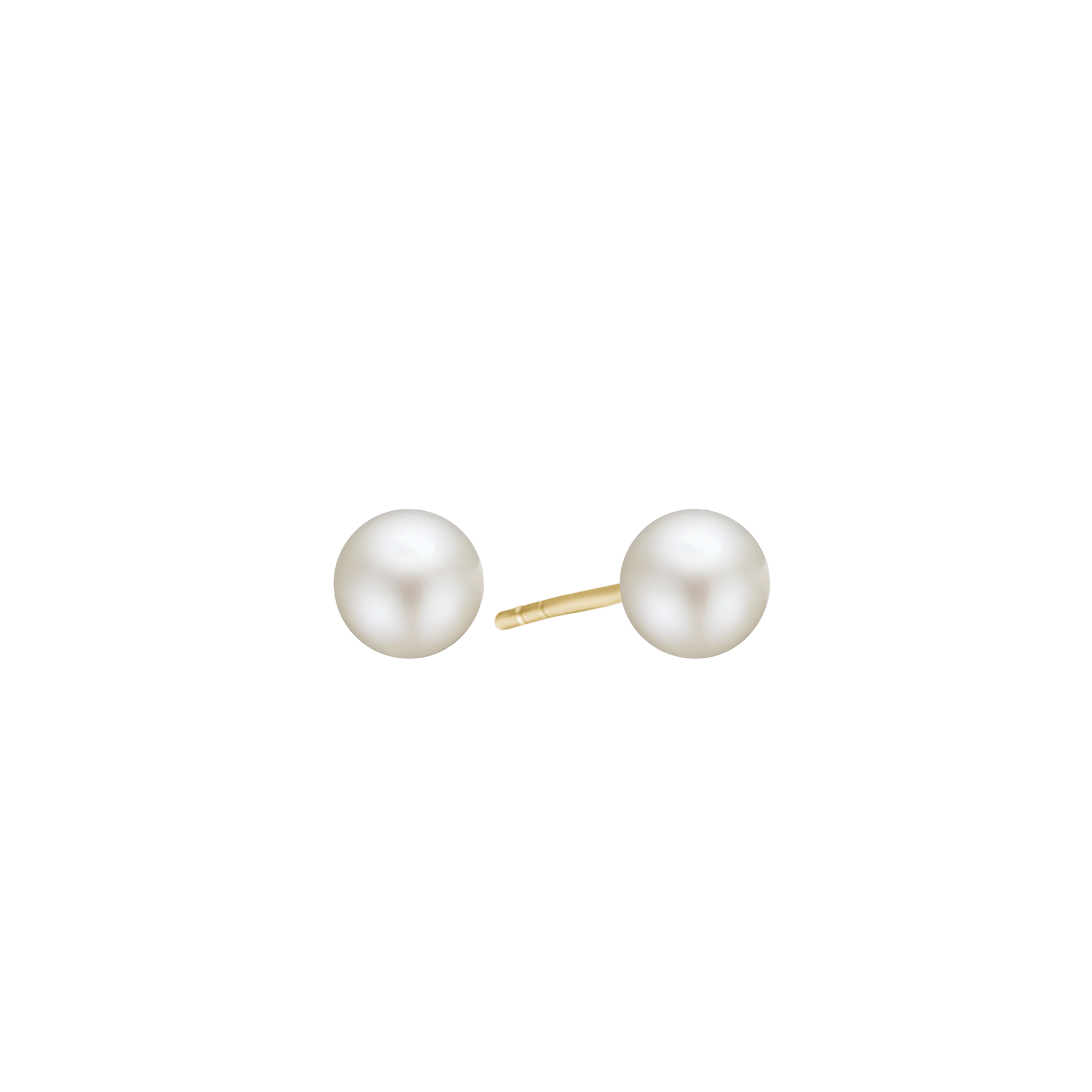 14KT ØRESTIK M/FERSKVANDSPERLE 8MM