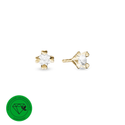 MARY Ørestik 14K LG DIAMANT 2x0,40CT 