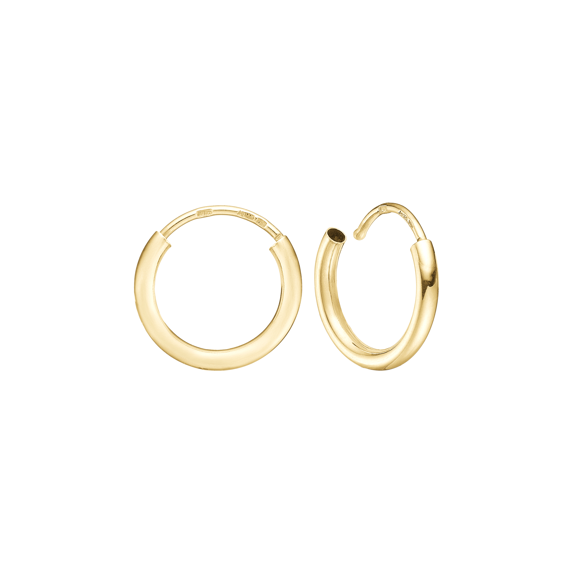 14KT CREOL 16MM, TRÅD 1,8MM M/VRIDLÅS
