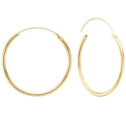 14KT CREOL 43MM, TRÅD 1,4MM M/VIPPELÅS