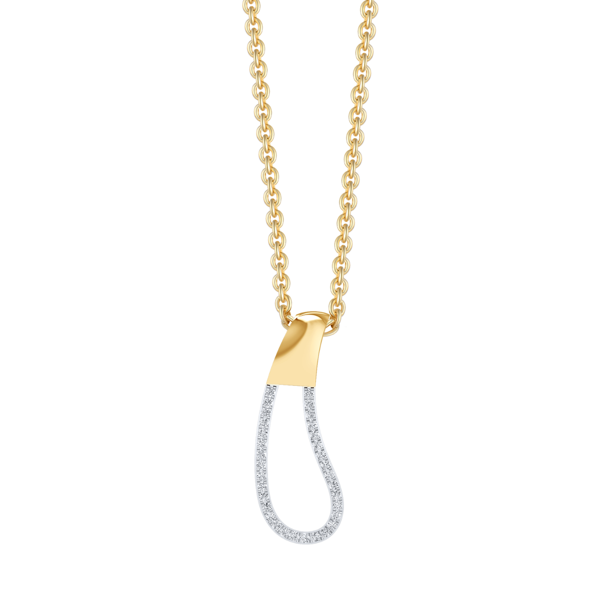 8 kt. Guld collier