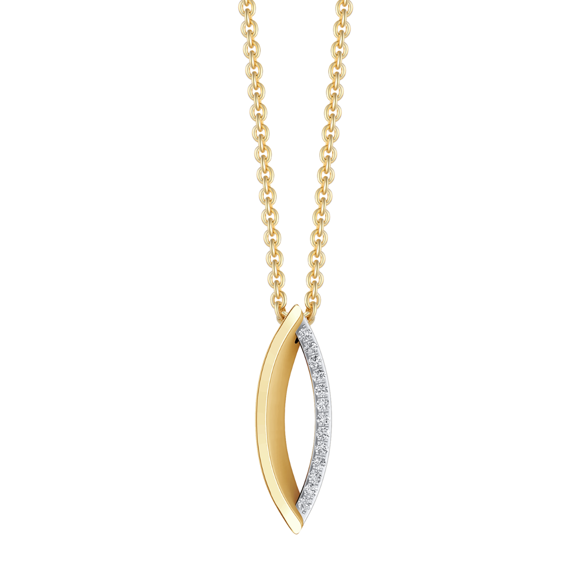 8 kt. Guld collier