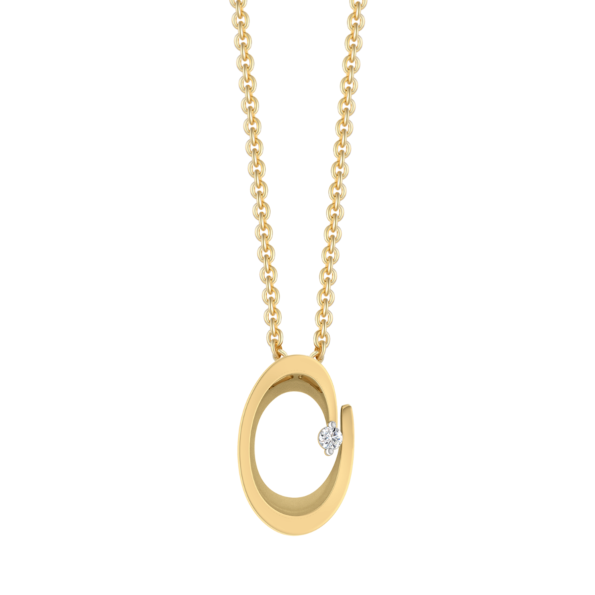 8 kt. Guld collier