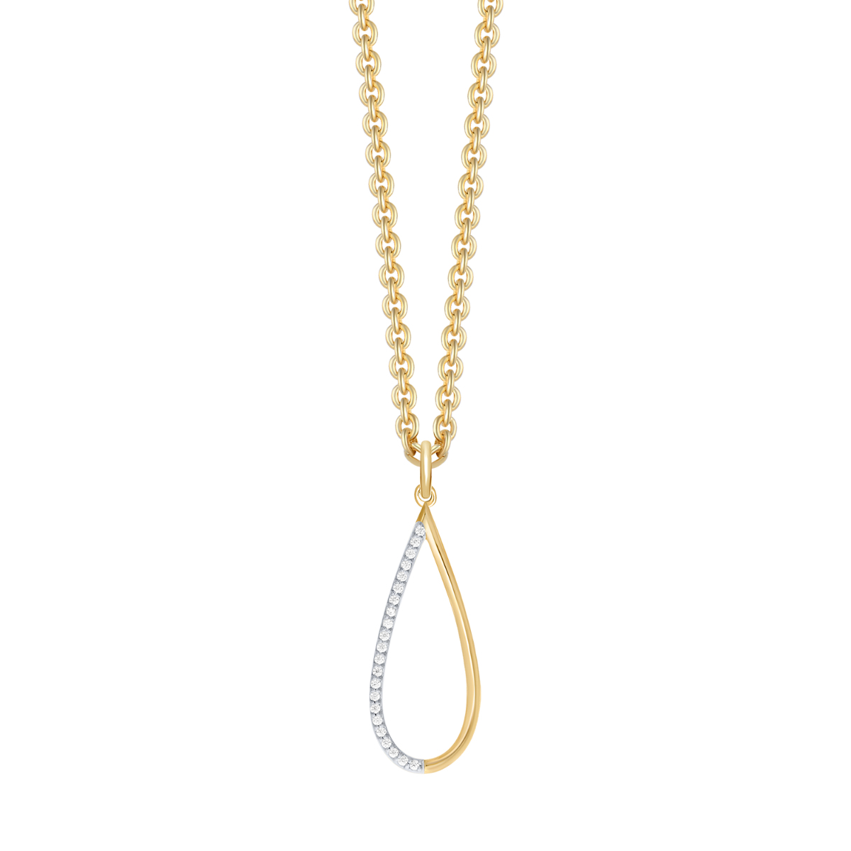 8 kt. Guld collier