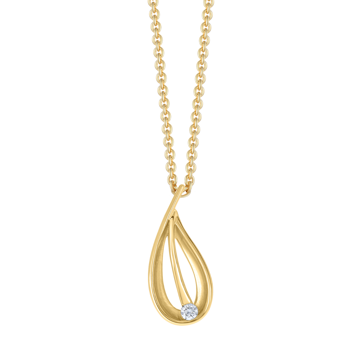 8 kt. Guld collier