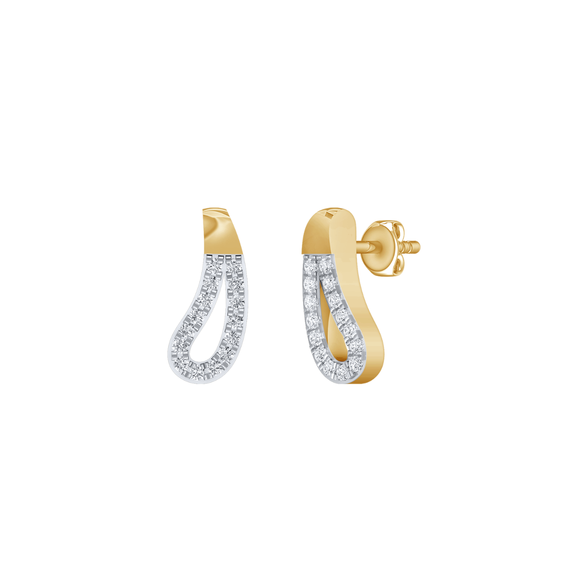 14 kt. Guld ørestikker