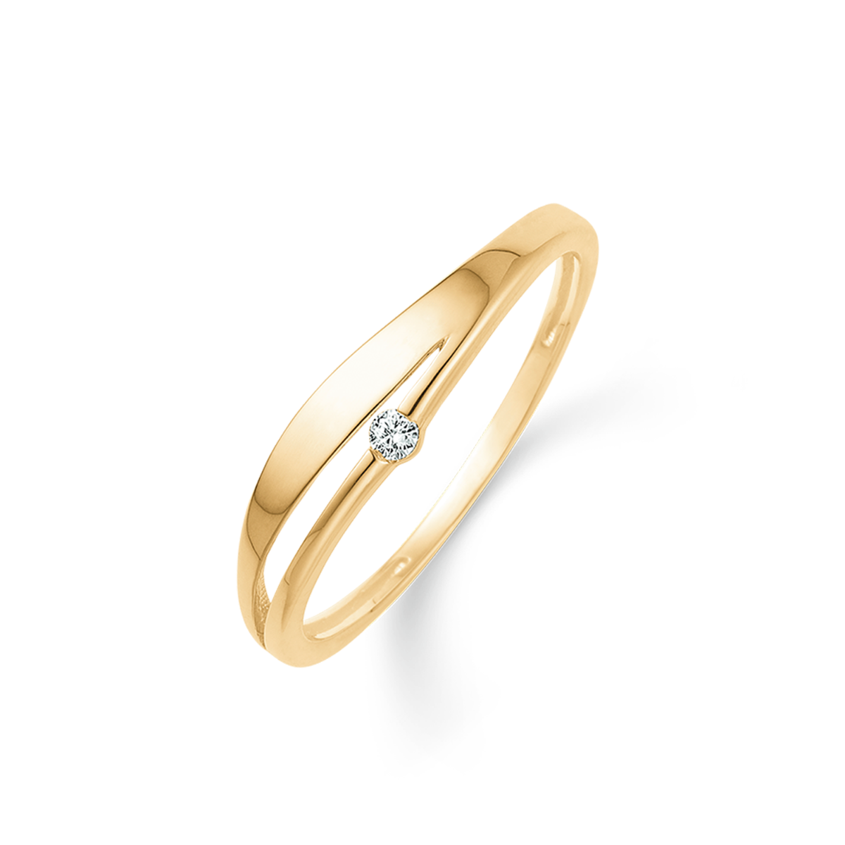 14 kt. Guld ring