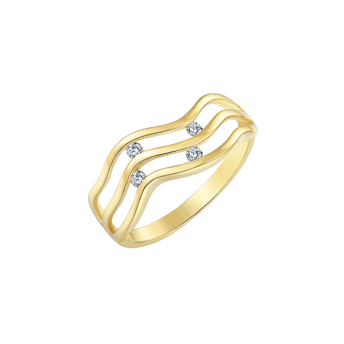 14 kt.Guld ring