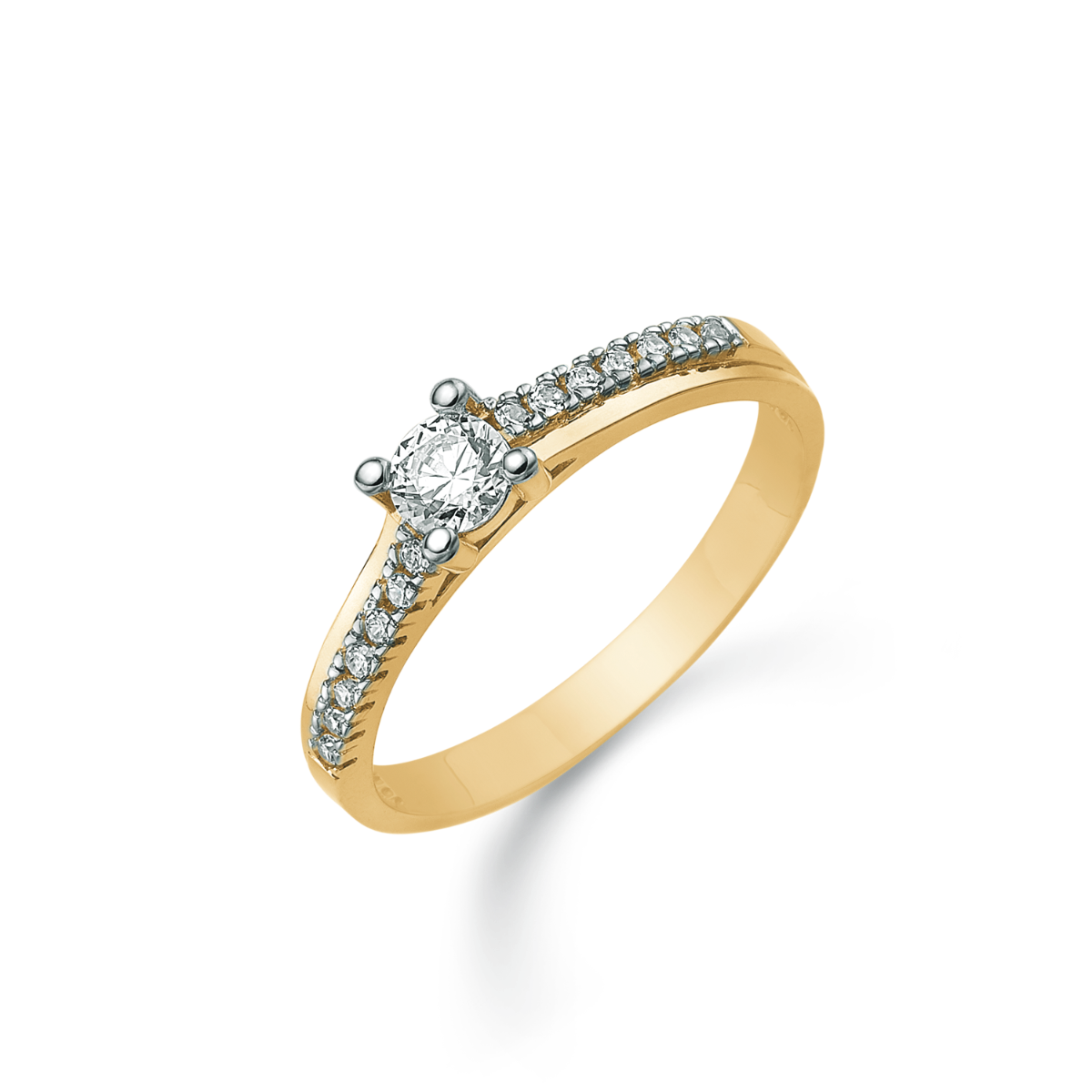 14 kt.Guld ring