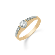 14 kt.Guld ring