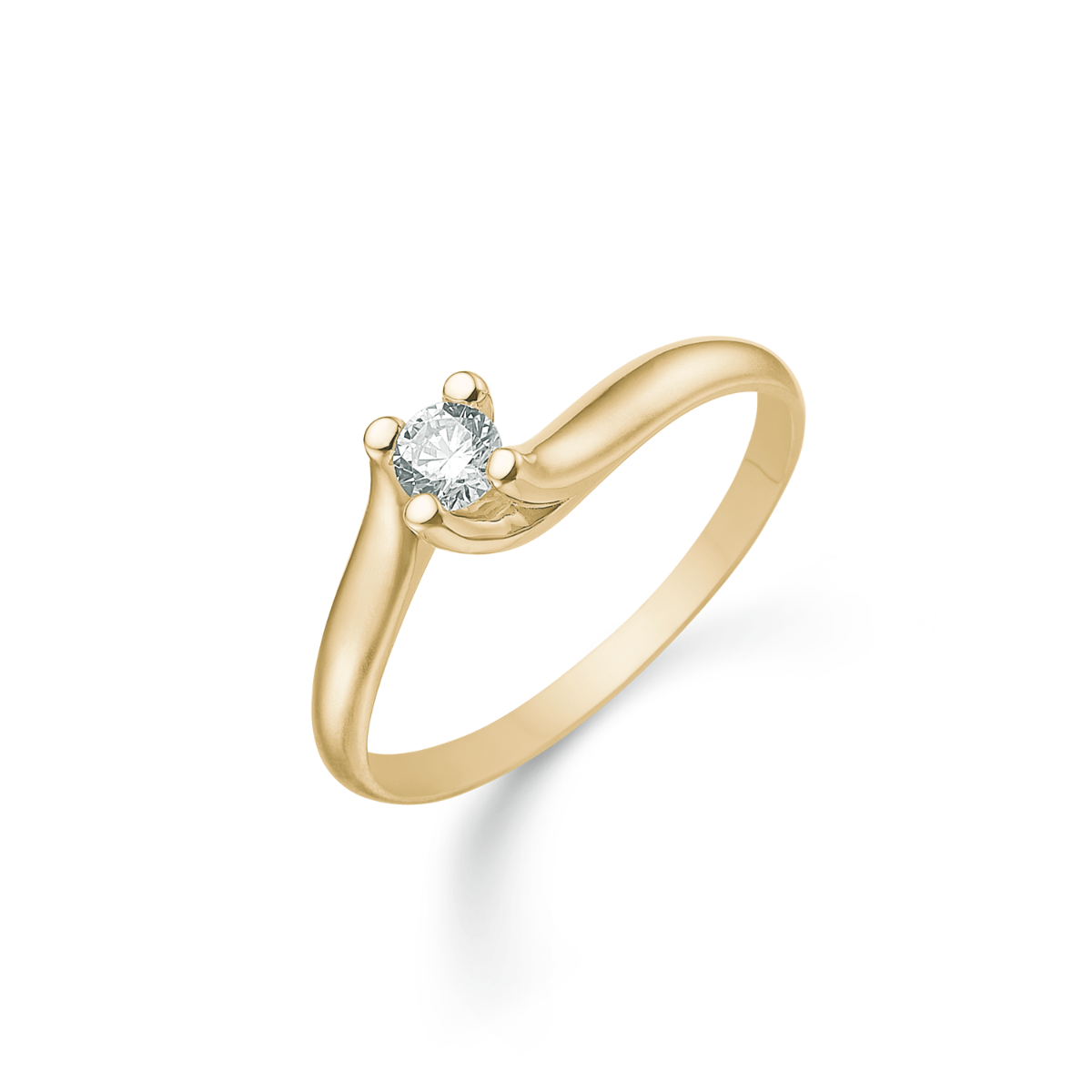 14 kt.Guld ring