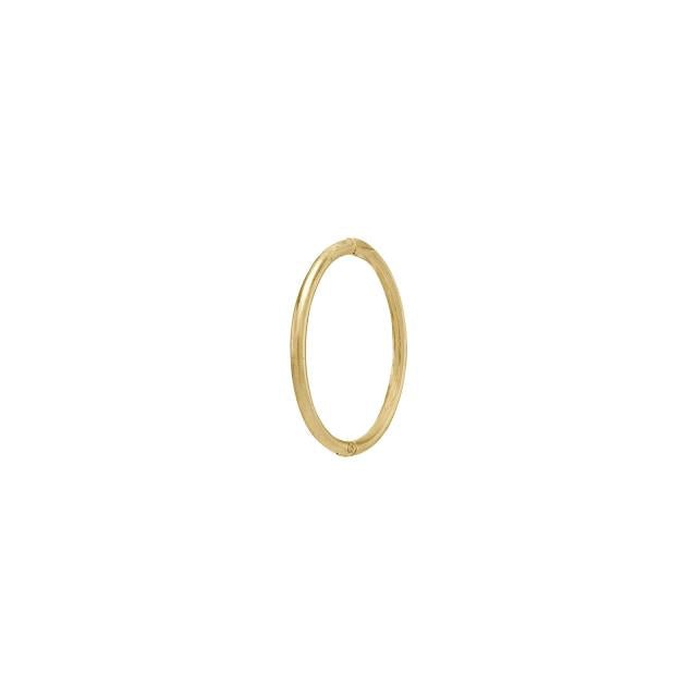 14kt. creol 1mm tråd, 12mm (1stk) PIERCE52 - Urma.dk