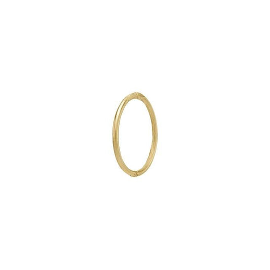14kt. creol 1mm tråd, 12mm (1stk) PIERCE52 - Urma.dk