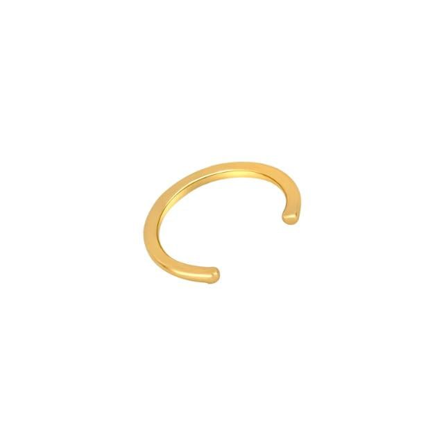 14kt. Cuff glat PIERCE52 1stk - Urma.dk