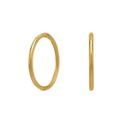 14kt. Guld creol 12mm dia. 1mm tråd - Urma.dk