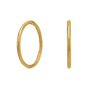 14kt. Guld creol 15mm dia. 1mm tråd - Urma.dk