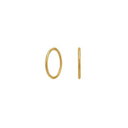 14kt. Guld creol 9mm i dia. 1mm tråd - Urma.dk