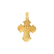 14kt. guld dagmarkors m/fadervor 21mm - Urma.dk