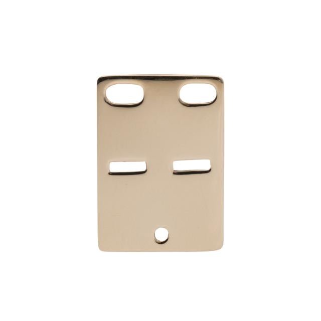 14kt. guld kadaverskilt 26x18mm - Urma.dk