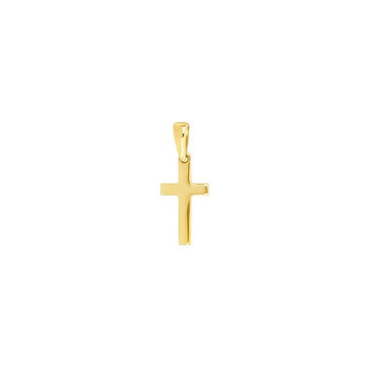 14kt. guld kors massiv 15mm - Urma.dk