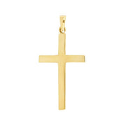 14kt. guld kors massiv 30mm - Urma.dk