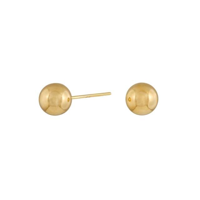 14kt. guld ørestikker kugle 7mm - Urma.dk