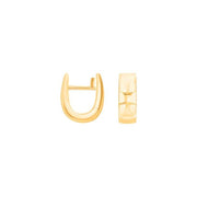 14kt. guld system-creoler Julia 12x4,5mm