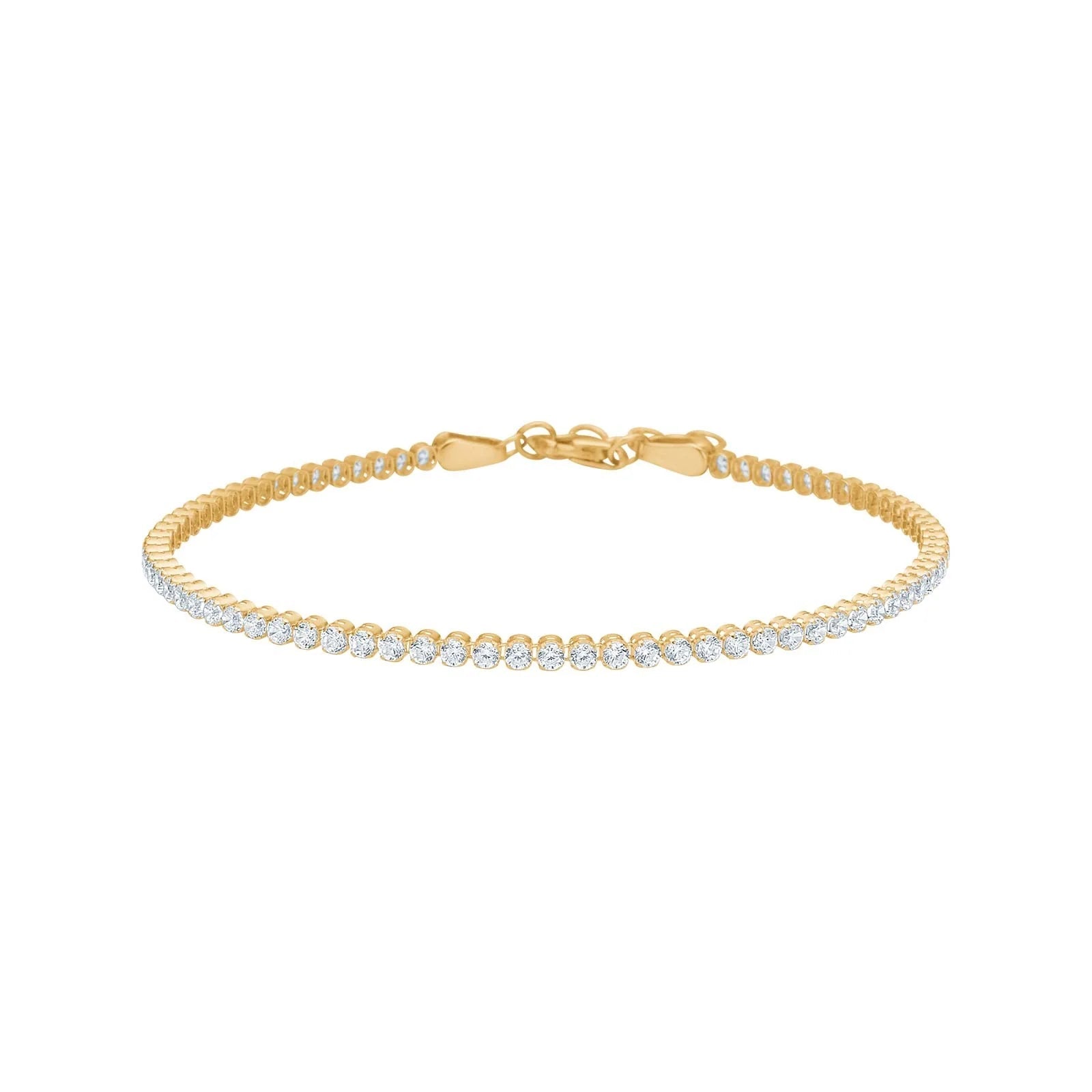 14kt. guldarmbånd m/cz - Urma.dk