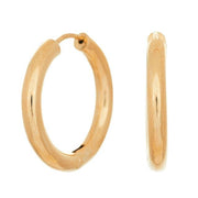 14kt. guldcreoler 20 mm - Urma.dk