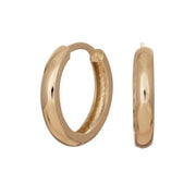 14kt. guldcreoler 2x14mm - Urma.dk