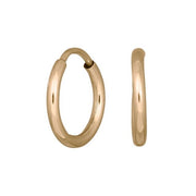 14kt. guldcreoler 8mm - Urma.dk