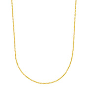 14kt. guldkæde rund anker - Urma.dk