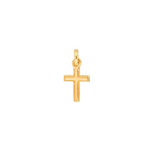 14kt. guldkors 10mm - Urma.dk