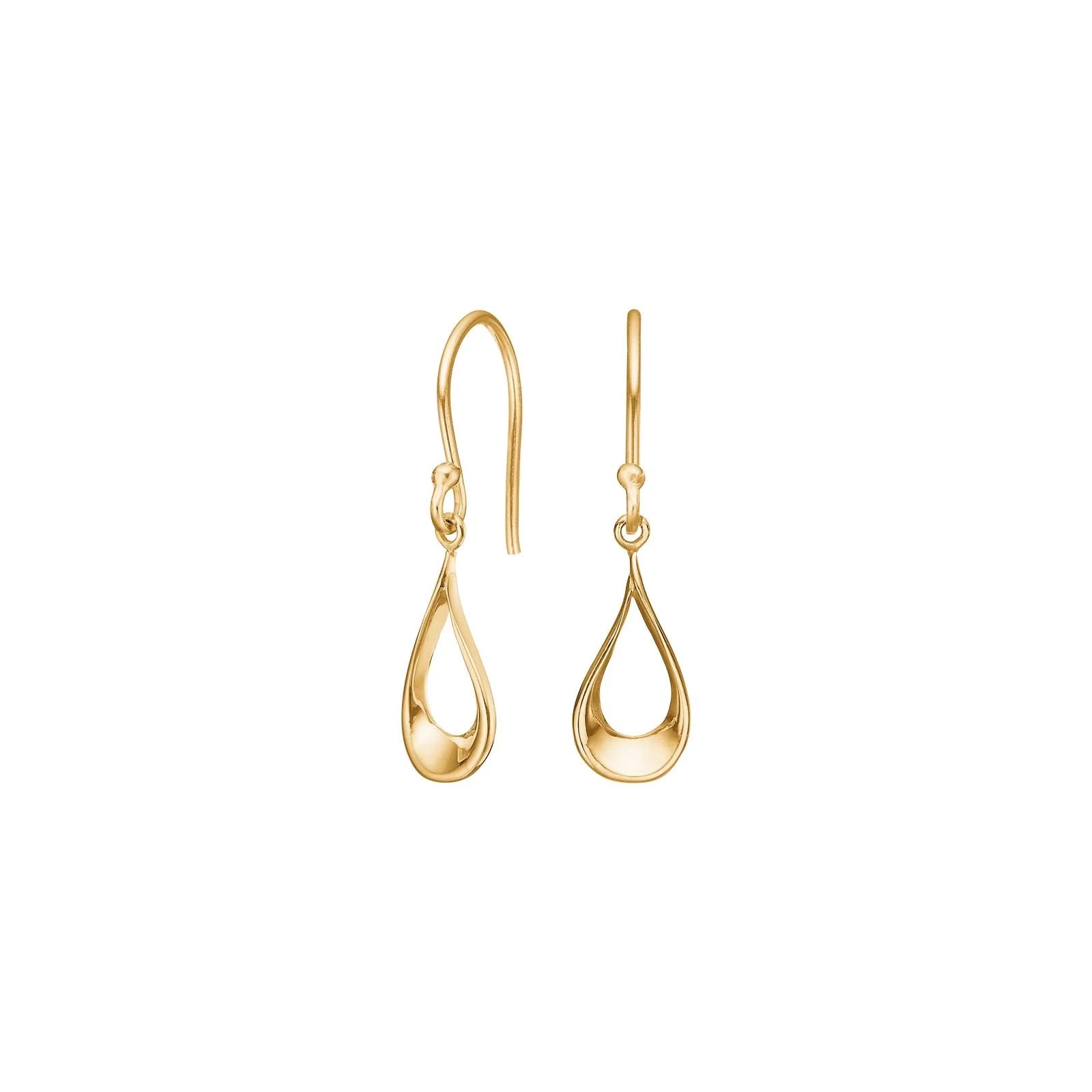 14kt. guldørehængere - Urma.dk