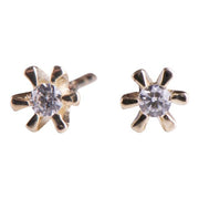 14kt. guldørestikker m/cz 3mm - Urma.dk