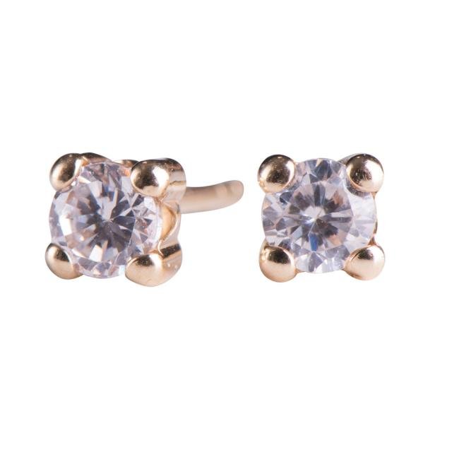 14kt. Guldørestikker m/cz 3mm - Urma.dk