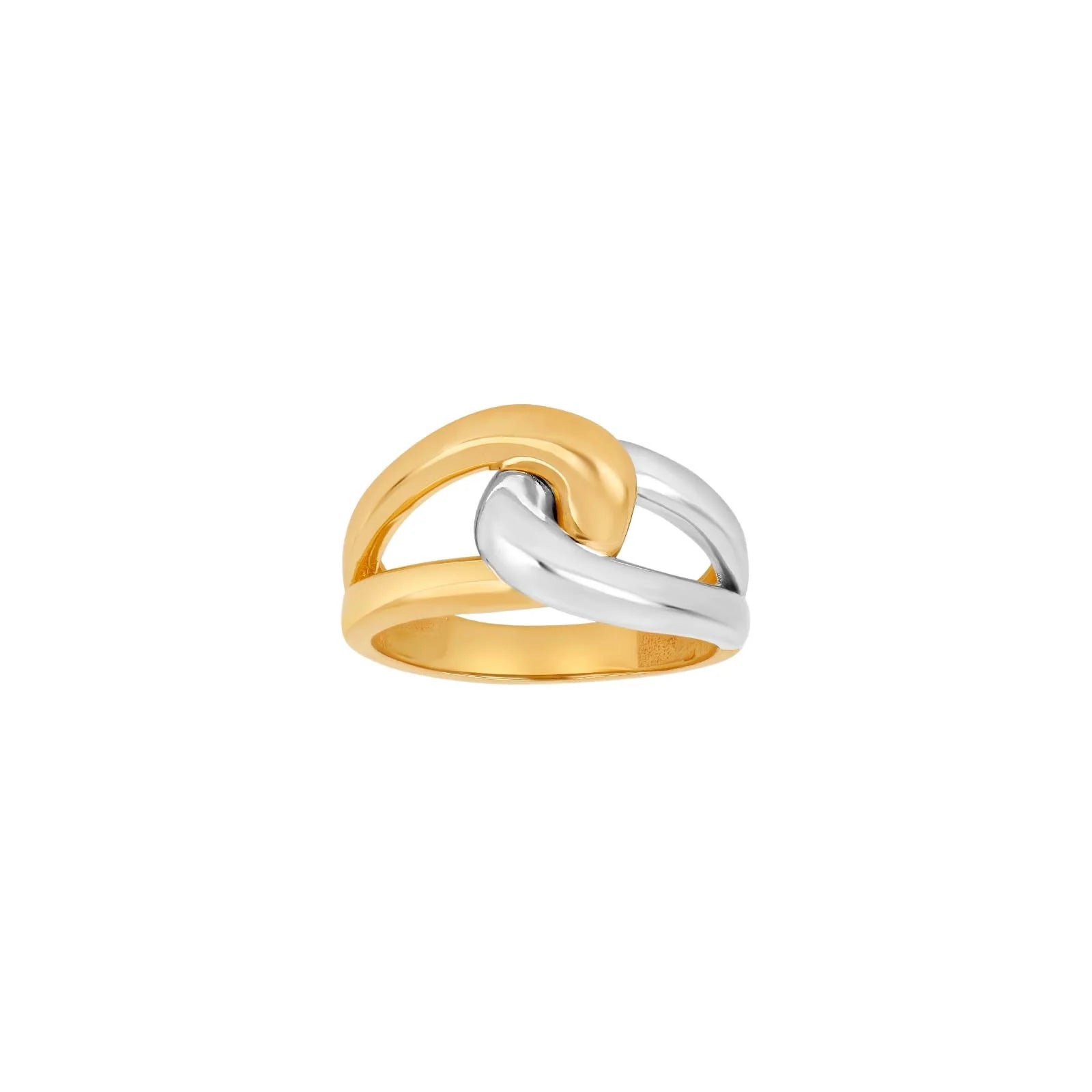 14kt. guldring bicolor - Urma.dk