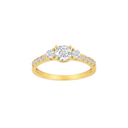 14kt. guldring m/cz - Urma.dk