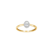 14kt. guldring m/dia. 0.08ct W/SI - Urma.dk