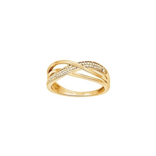 14kt. guldring m/dia. 0.09ct W/SI - Urma.dk