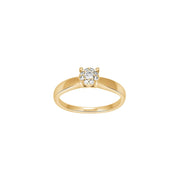 14kt. guldring m/dia. 0.16ct W/SI - Urma.dk