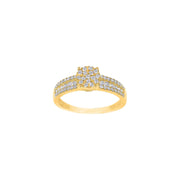 14kt. guldring m/dia. 0.48 ct W/SI - Urma.dk