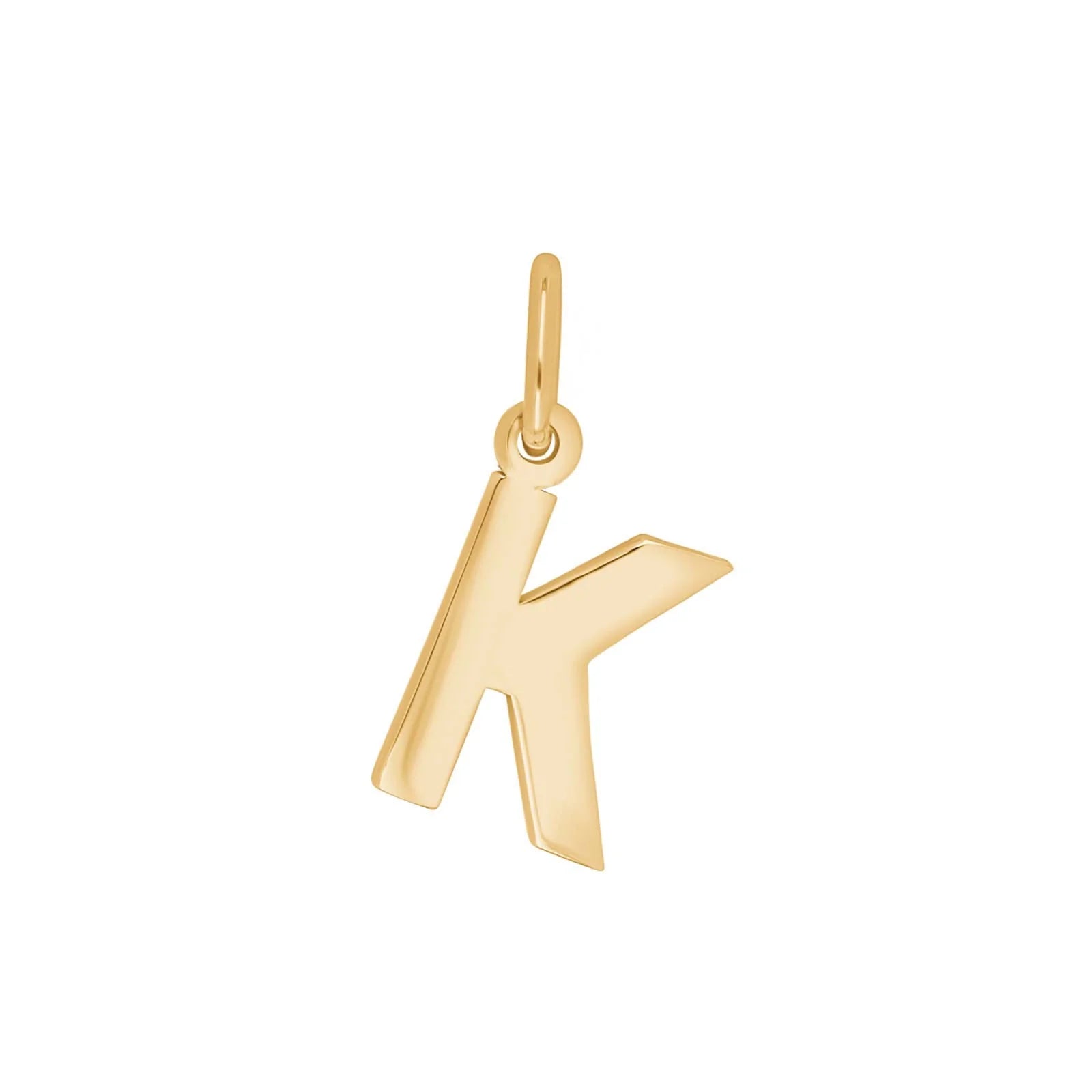 14kt. guldvedhæng bogstav - Urma.dk