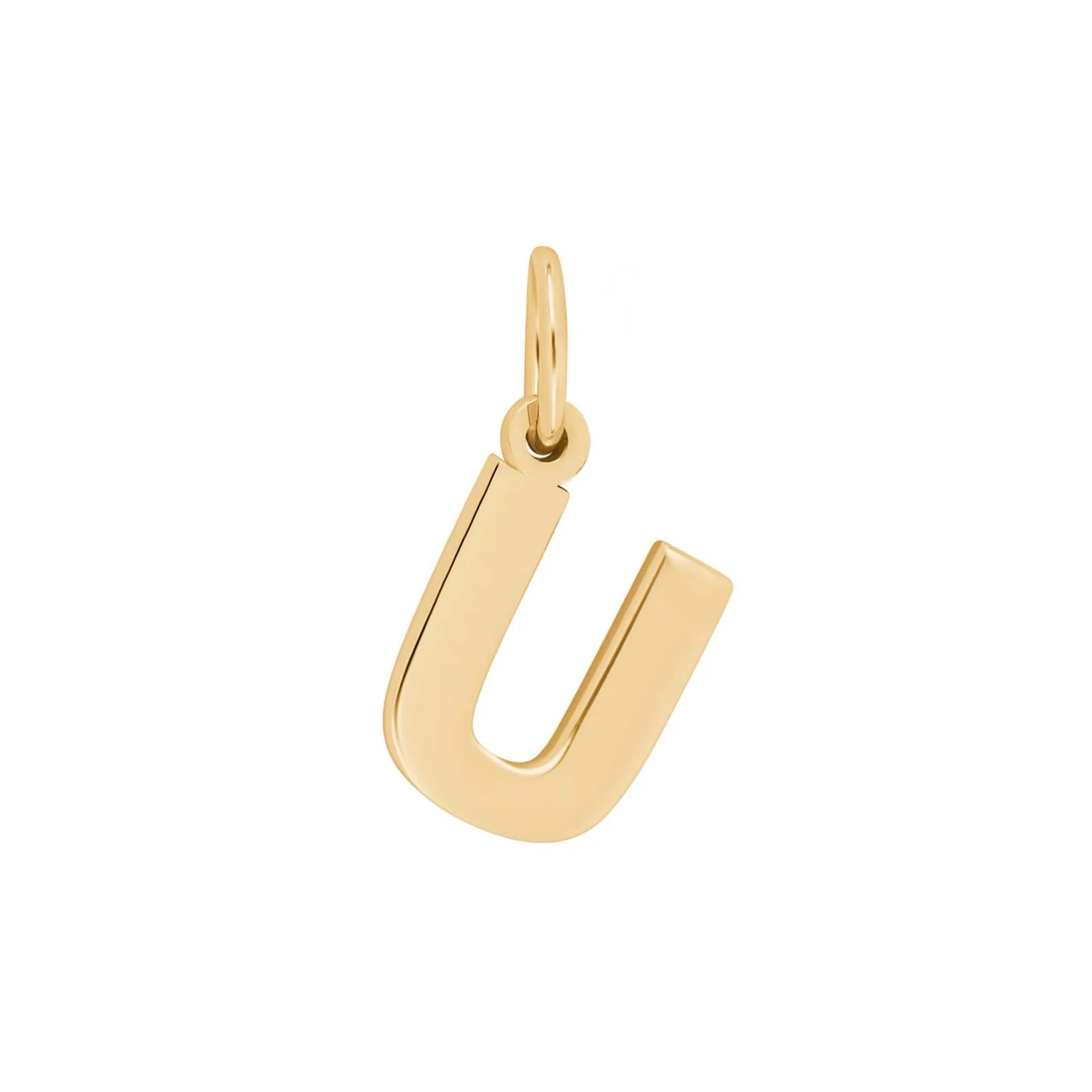 14kt. guldvedhæng bogstav - Urma.dk