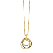 14kt. guldvedhæng m/dia. 0.020ct W/SI inkl. forg.s - Urma.dk